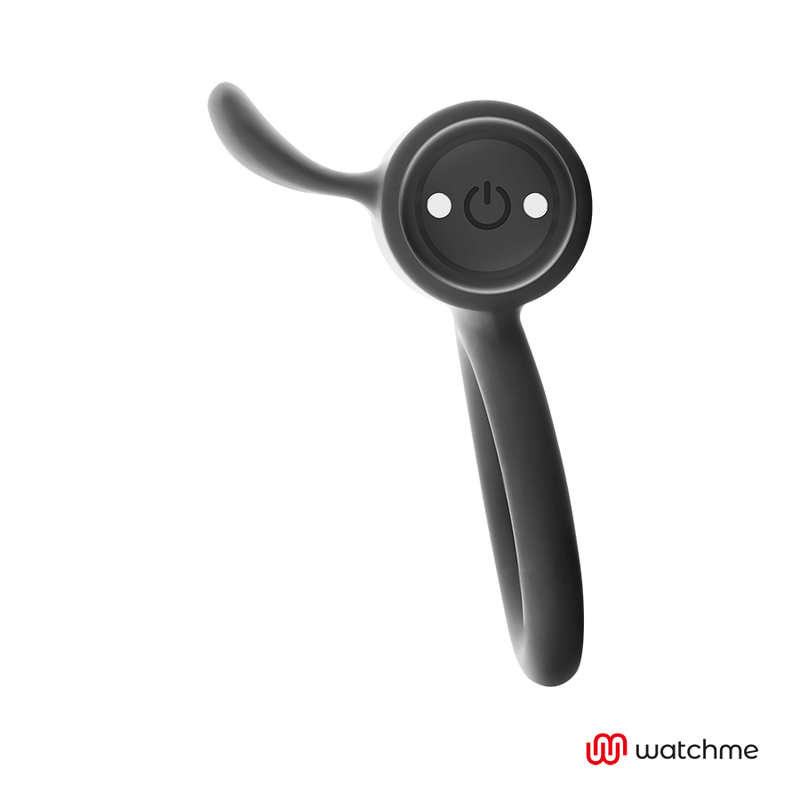 BLACK&SILVER Cockring À Télécommande Cameron Watchme — vue arrière