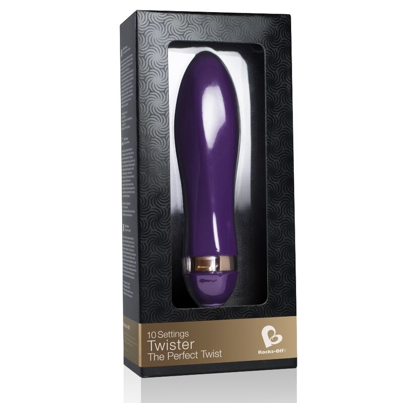 ROCKS-OFF Vibrateur Twister 10 Modes — vue arrière