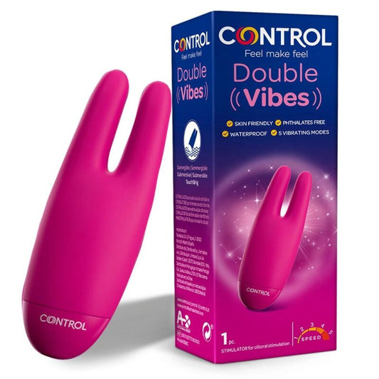 CONTROL TOYS Stimulateur Double Vibes - Aura Intime