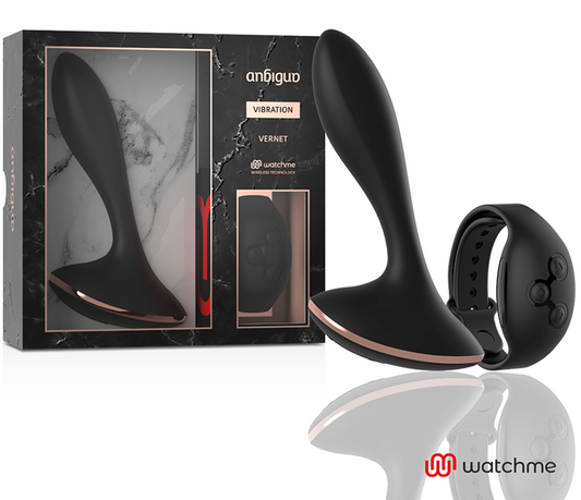 ANBIGUO Watchme Vibrateur Télécommande Plug Anal Vernet - Aura Intime