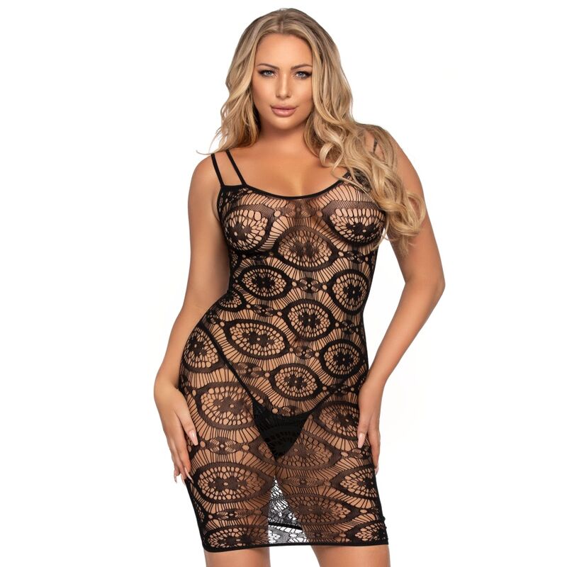 LEG AVENUE DRESSES Robe Daisy Crochet Taille Unique - Aura Intime