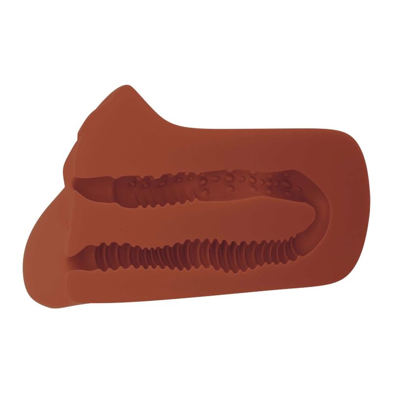 PDX PLUS+ MASTURBATEUR DOUBLE MARRON CHOISISSEZ VOTRE PLAISIR — vue alternative
