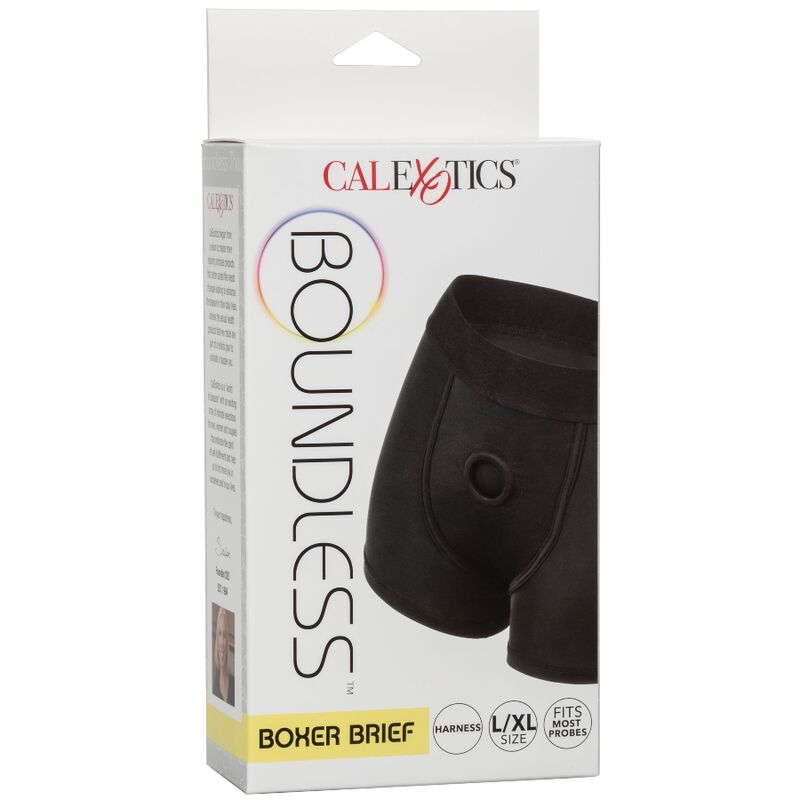 CALEXOTICS HARNAIS STYLE BOXER L/XL — accessoires inclus