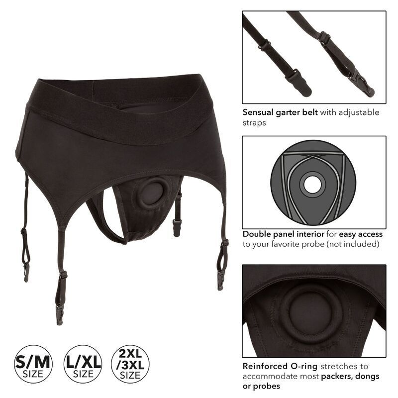 CALEXOTICS BOUNDLESS STRING JARRETIÈRE S/M — vue alternative