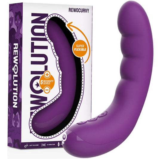 REWOLUTION Rewocurvy Vibrateur Flexible Rechargeable - Aura Intime