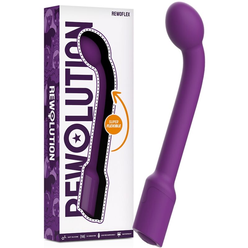 REWOLUTION REWOFLEX VIBRATEUR STIMULATEUR POINT G FLEXIBLE - Aura Intime