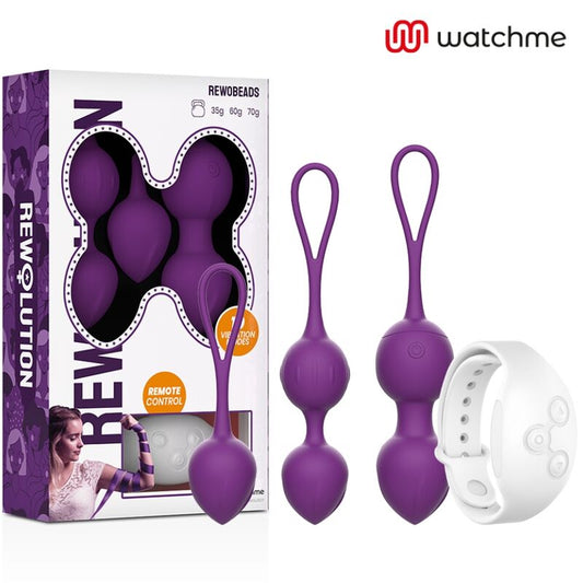REWOLUTION Rewobeads Balles Vibrantes Télécommande Technologie Watchme - Aura Intime