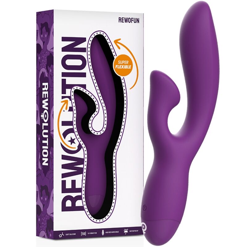 REWOLUTION Rewofun Vibrateur Flexible Lapin - Aura Intime