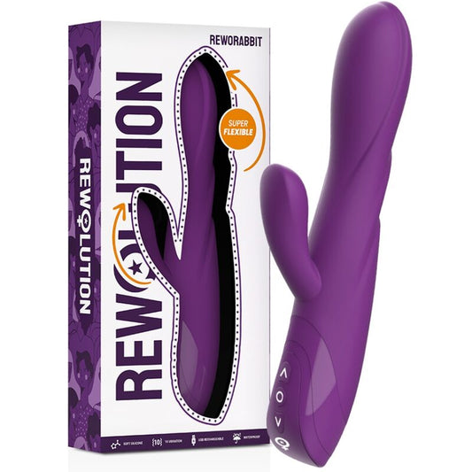 REWOLUTION Reworabbit Vibrateur Flexible Lapin - Aura Intime
