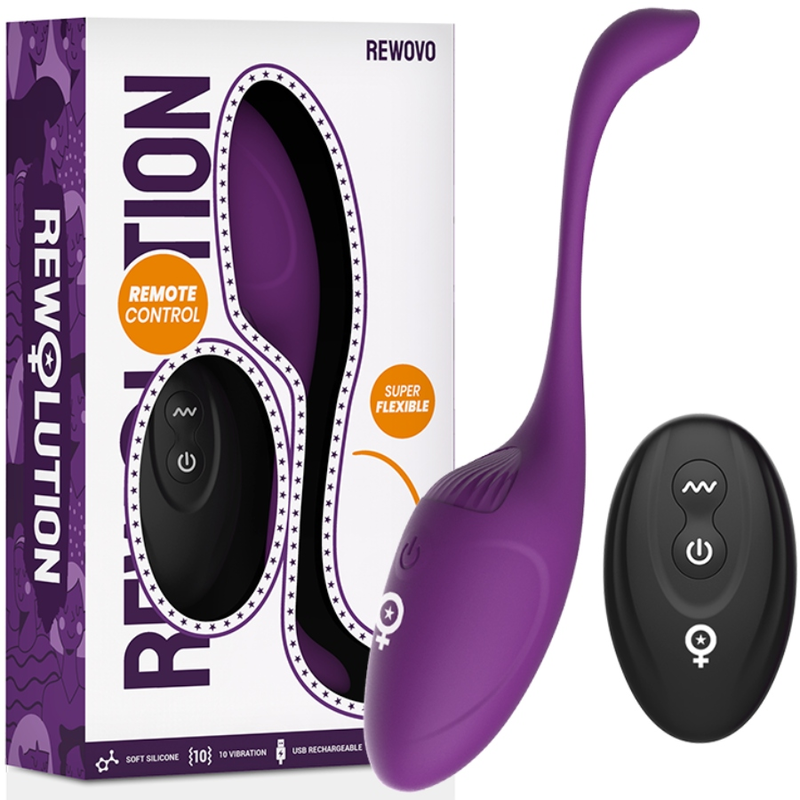 REWOLUTION Rewovo Télécommande Vibrateur Oeufs - Aura Intime