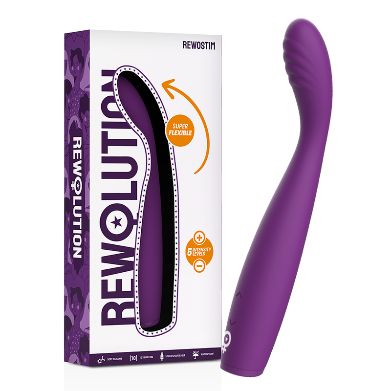 REWOLUTION Vibrateur Souple Rewostim - Aura Intime