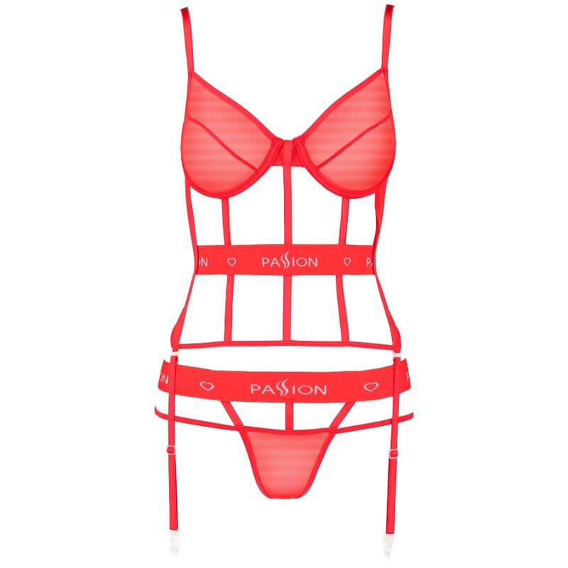 PASSION WOMAN CORSETS Corset Kyouka Rouge L/Xl — vue détaillée