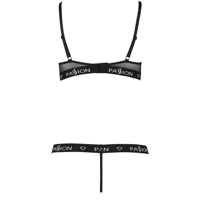PASSION WOMAN SETS Kyouka Ensemble Deux Pièces Noir S/M — vue arrière