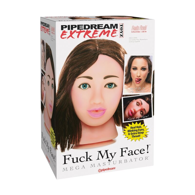 EXTREME TOYZ Fuck Me Méga Masturbateur Visage Brun — vue arrière