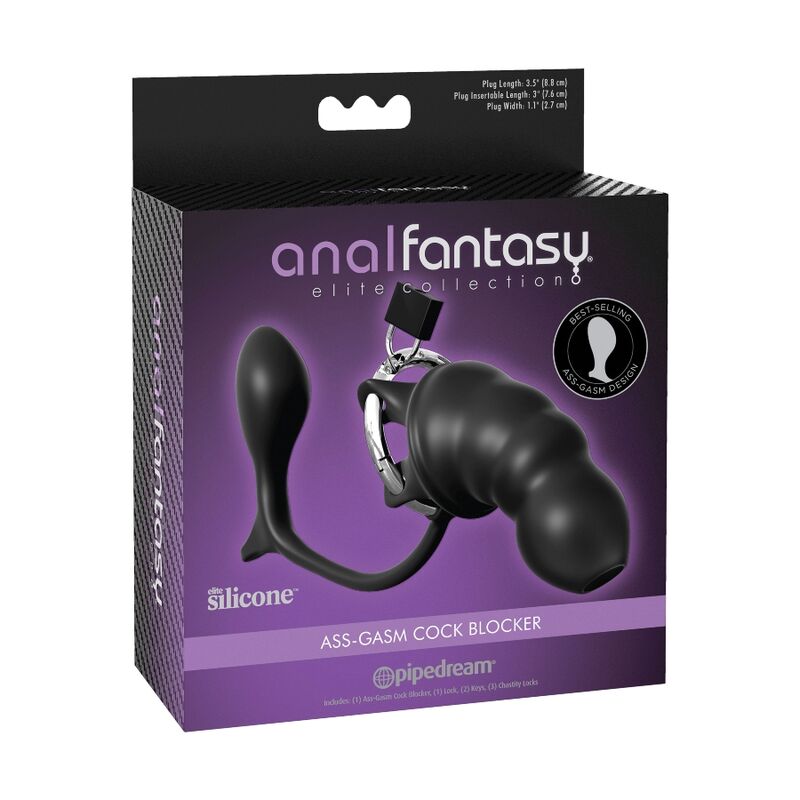 ANAL FANTASY ELITE COLLECTION BLOQUEUR BITE ASS-GASM — vue alternative