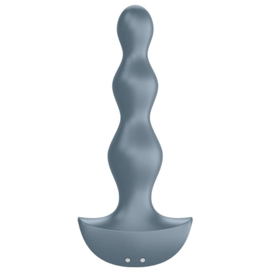 SATISFYER PLUGS VIBRATEUR LOLLI PLUG 2 PLUG GRIS - Aura Intime