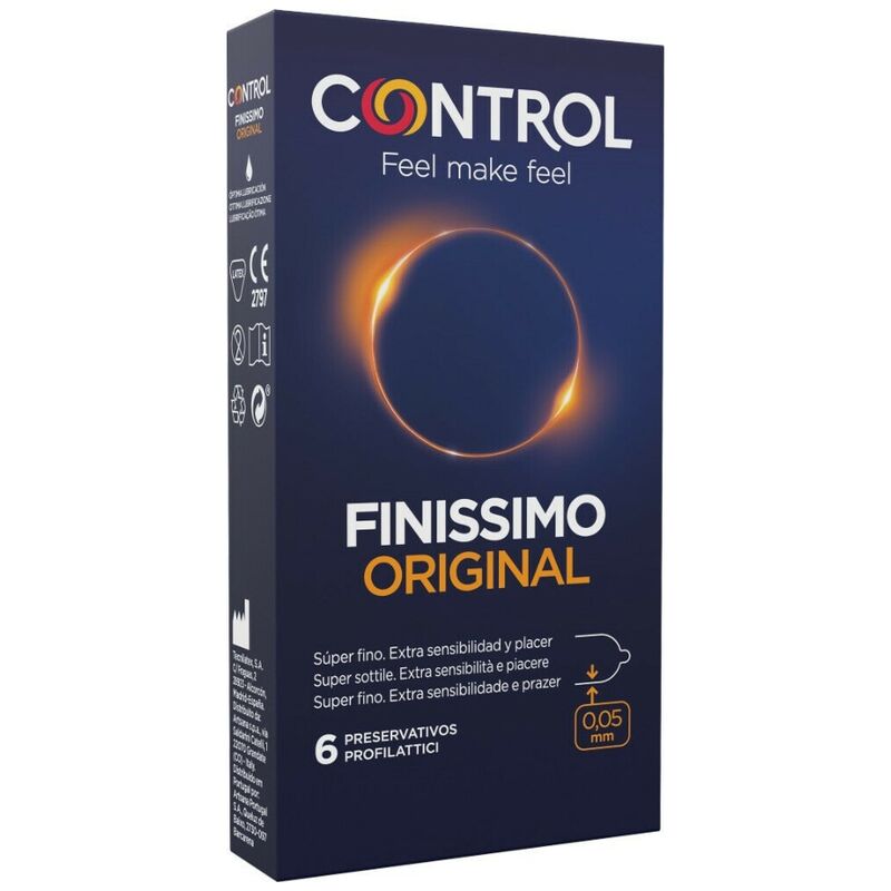 CONTROL CONDOMS Finissimo Original 6 Unités - Aura Intime