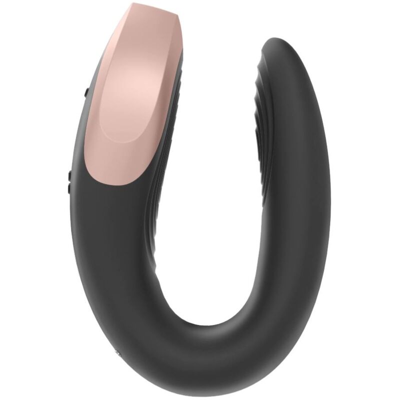 SATISFYER PARTNER Vibrateur Double Love Luxury Partner Noir — vue détaillée