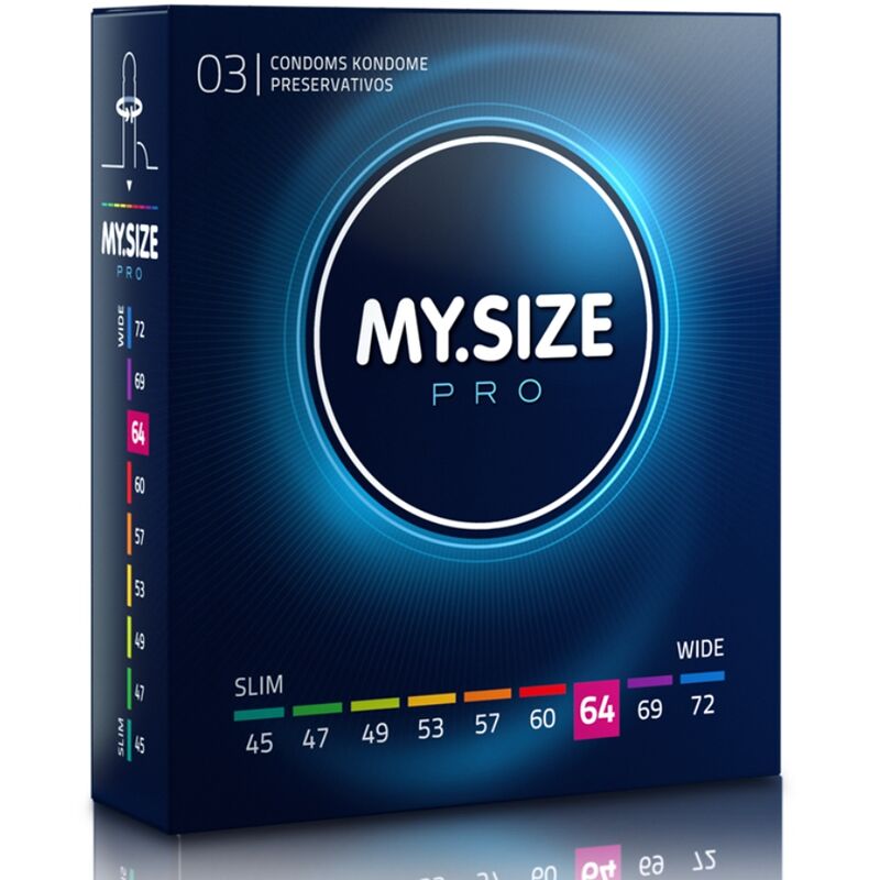 MY SIZE PRO Pro Preservatifs 64 Mm 3 Unites - Aura Intime