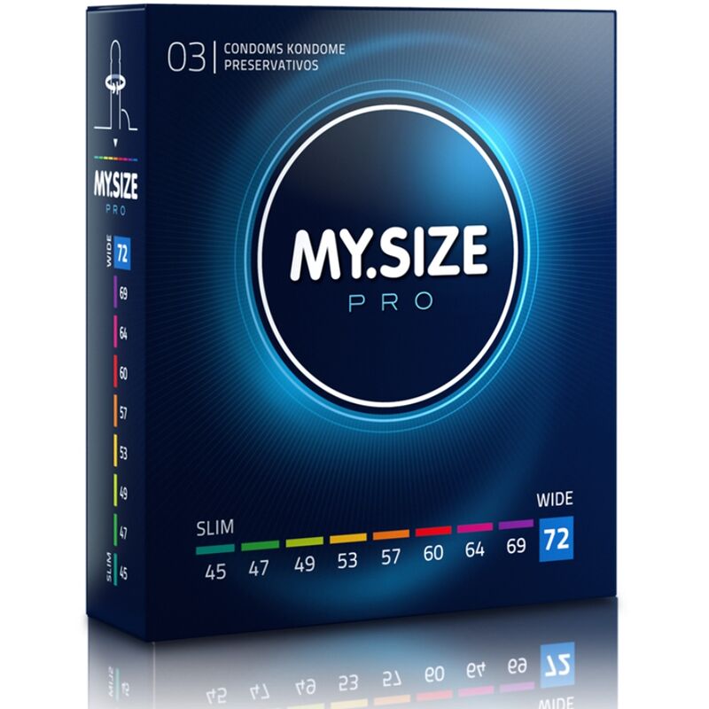 MY SIZE PRO Pro Préservatifs 72 Mm 3 Unités - Aura Intime