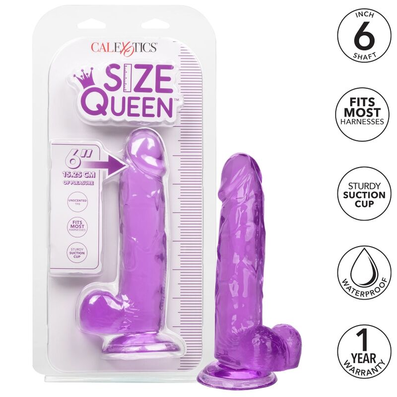 CALEXOTICS Gode Reine Taille Violet 15.3 Cm — vue détaillée