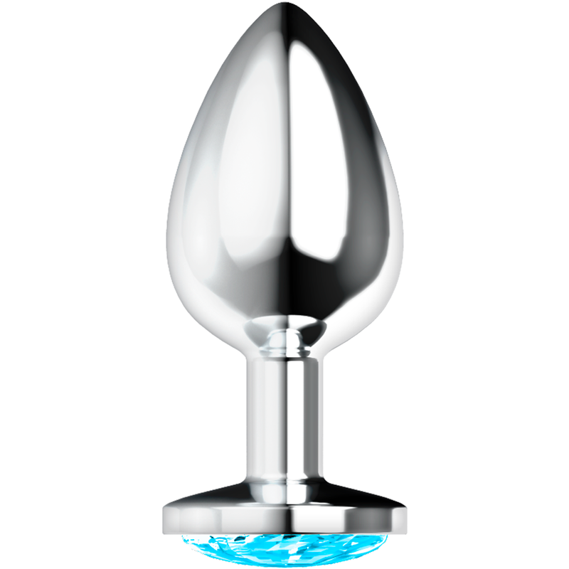 OHMAMA ANAL PLUG ANAL CRISTAL BLEU L — vue détaillée