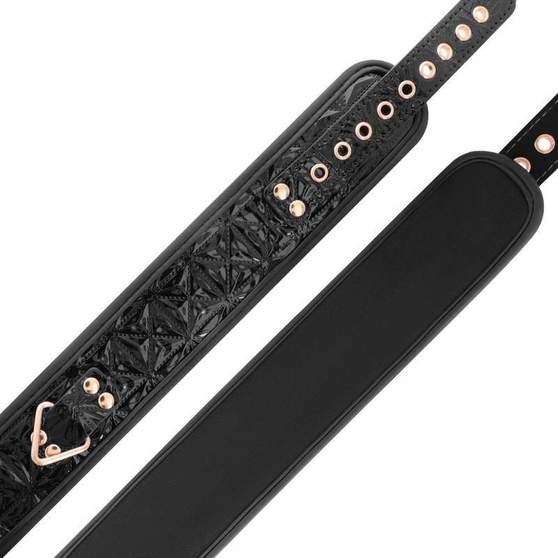 BEGME BLACK EDITION Black Edition Premium Collier Cuir Vegan — vue arrière