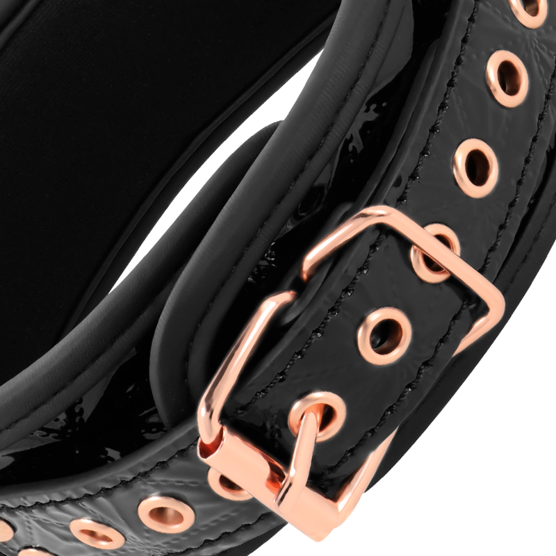 BEGME BLACK EDITION Black Edition Premium Collier Cuir Vegan — accessoires inclus