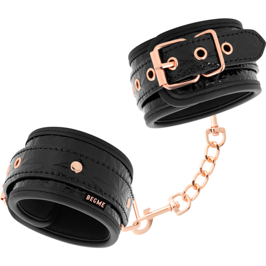 BEGME BLACK EDITION Black Edition Premium Menottes Chevilles - Aura Intime