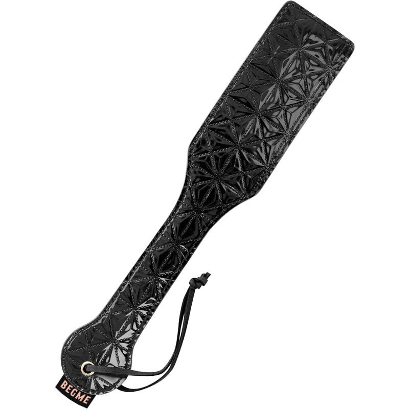 BEGME BLACK EDITION Paddle Cuir Végétalien Édition Noire - Aura Intime