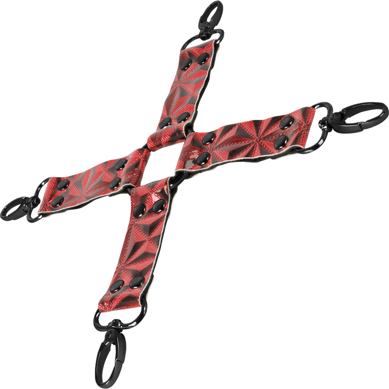BEGME RED EDITION Cravate Porc Cuir Végan Premium Édition Rouge — vue alternative