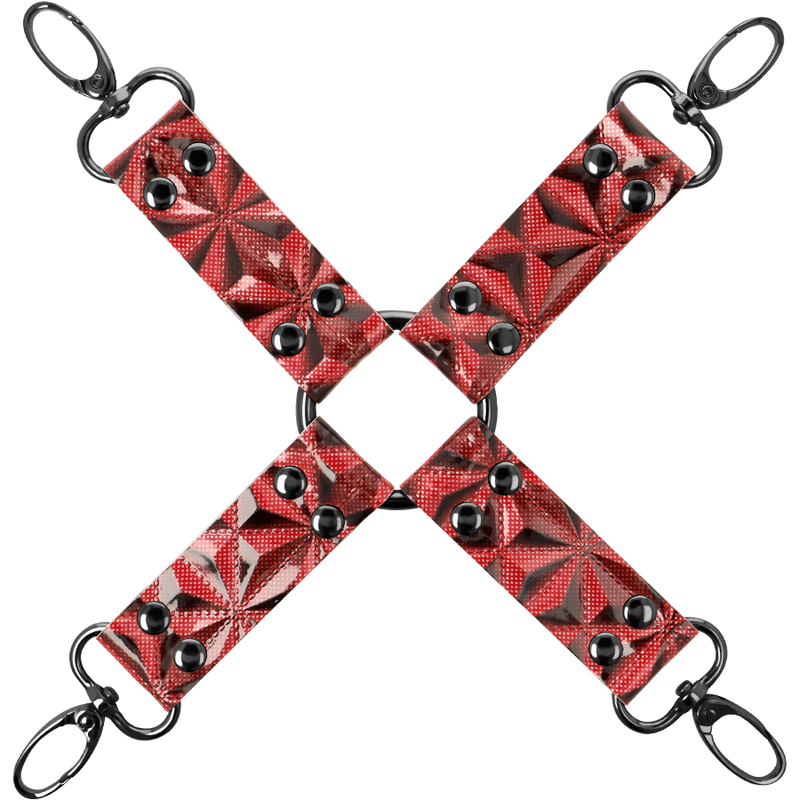 BEGME RED EDITION Cravate Porc Cuir Végan Premium Édition Rouge - Aura Intime