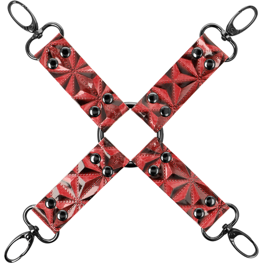 BEGME RED EDITION Cravate Porc Cuir Végan Premium Édition Rouge - Aura Intime