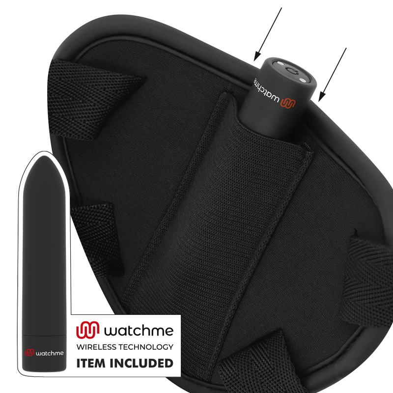 FETISH SUBMISSIVE HARNAIS GODE TÉLÉCOMMANDE BULLET TECHNOLOGIE WATCHME L — vue alternative