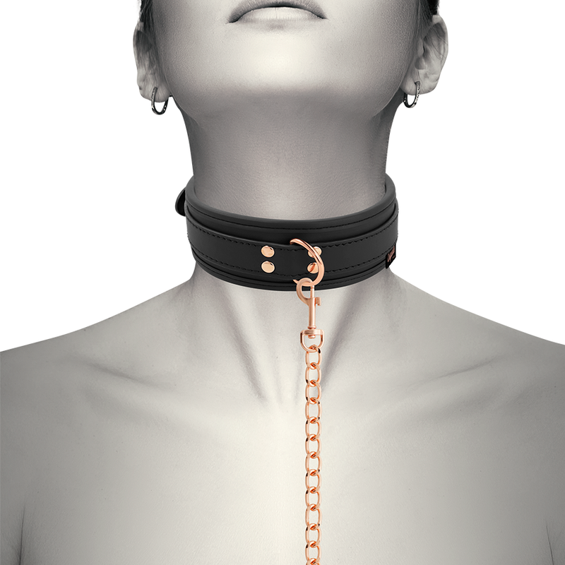 COQUETTE FANTASY Collier Fantaisie Cuir Végan Bracelet Doublure Néoprène — vue alternative