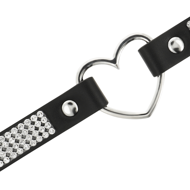 COQUETTE ACCESSORIES Ras Cou Cuir Vegan Coeur — vue arrière