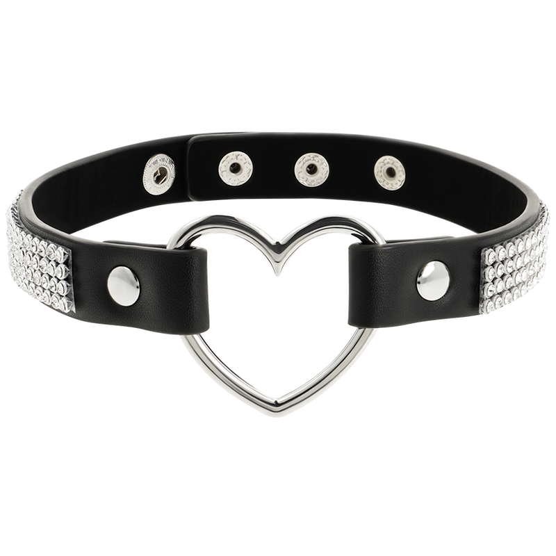 COQUETTE ACCESSORIES Ras Cou Cuir Vegan Coeur — vue alternative