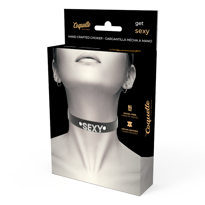 COQUETTE ACCESSORIES Ras Cou Sexy Cuir Végan — accessoires inclus