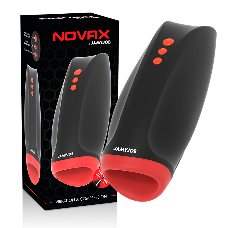JAMYJOB Masturbateur Novax Vibration Compression — vue détaillée