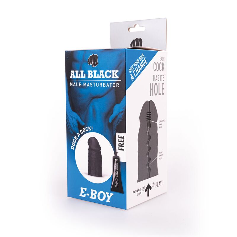 ALL BLACK MASTUBADEUR E-BOY — vue détaillée