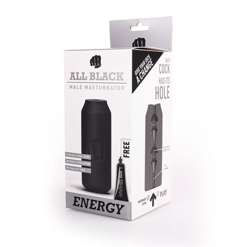 ALL BLACK MASTURBATEUR ÉNERGIE — vue détaillée