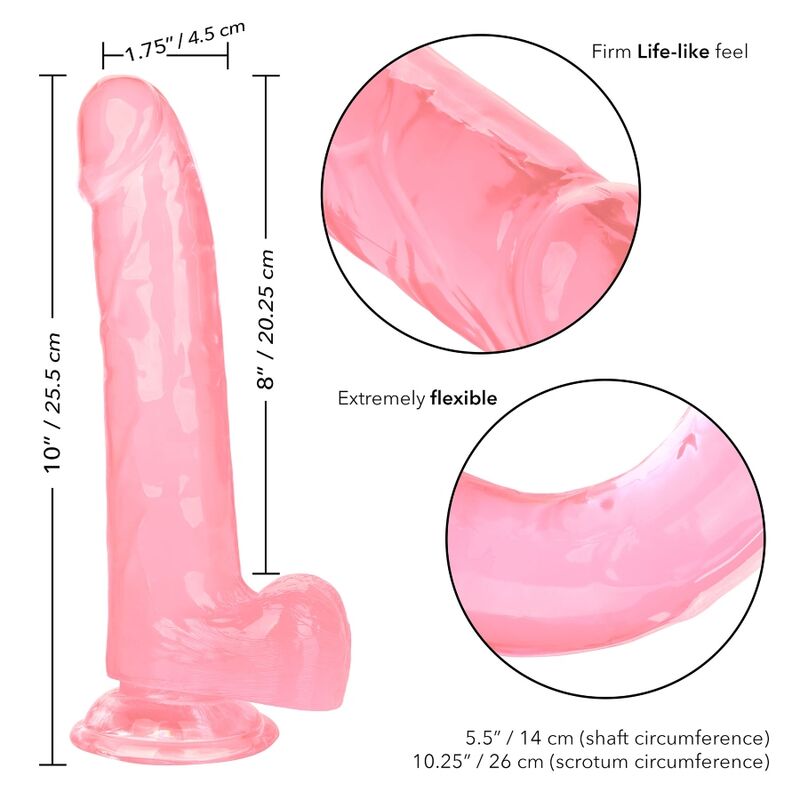 CALEXOTICS Gode Reine Taille Rose 20.3 Cm — vue alternative