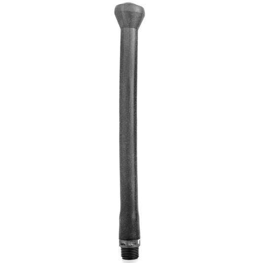ALL BLACK Douche Anal Silicone Sistema Stopper 27 Cm - Aura Intime