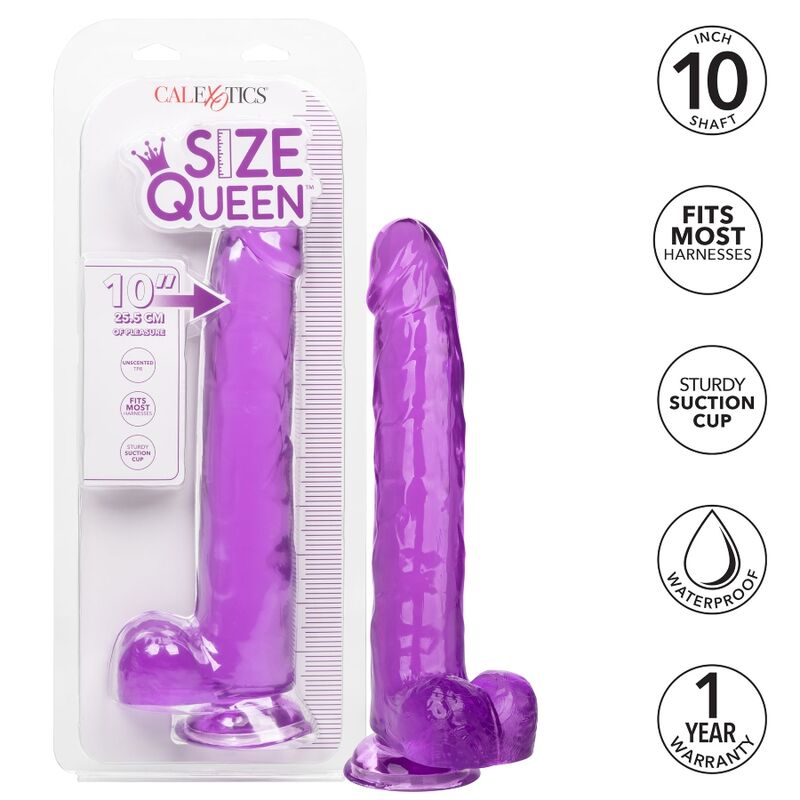 CALEXOTICS Gode Reine Taille Violet 25.5 Cm — vue détaillée