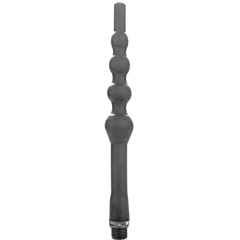 ALL BLACK Douche Anal Perles Silicone 27 Cm - Aura Intime