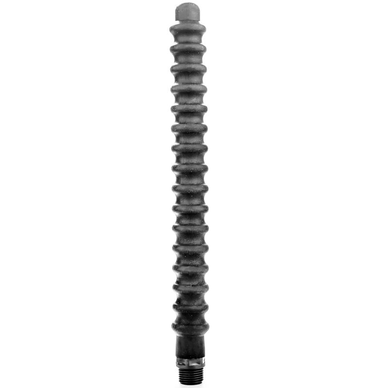ALL BLACK Douche Anal Mega Ripple Silicone 28,5 Cm - Aura Intime