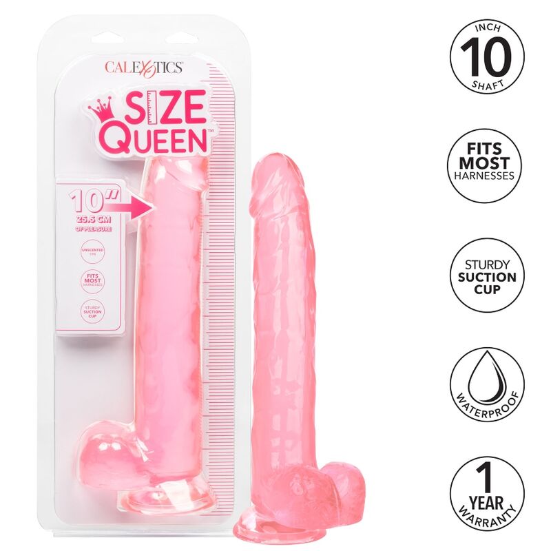 CALEXOTICS Gode Reine Taille Rose 25.5 Cm — vue détaillée