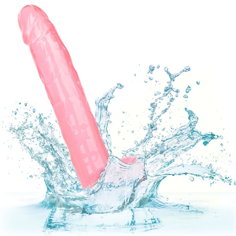 CALEXOTICS Gode Reine Taille Rose 25.5 Cm — accessoires inclus
