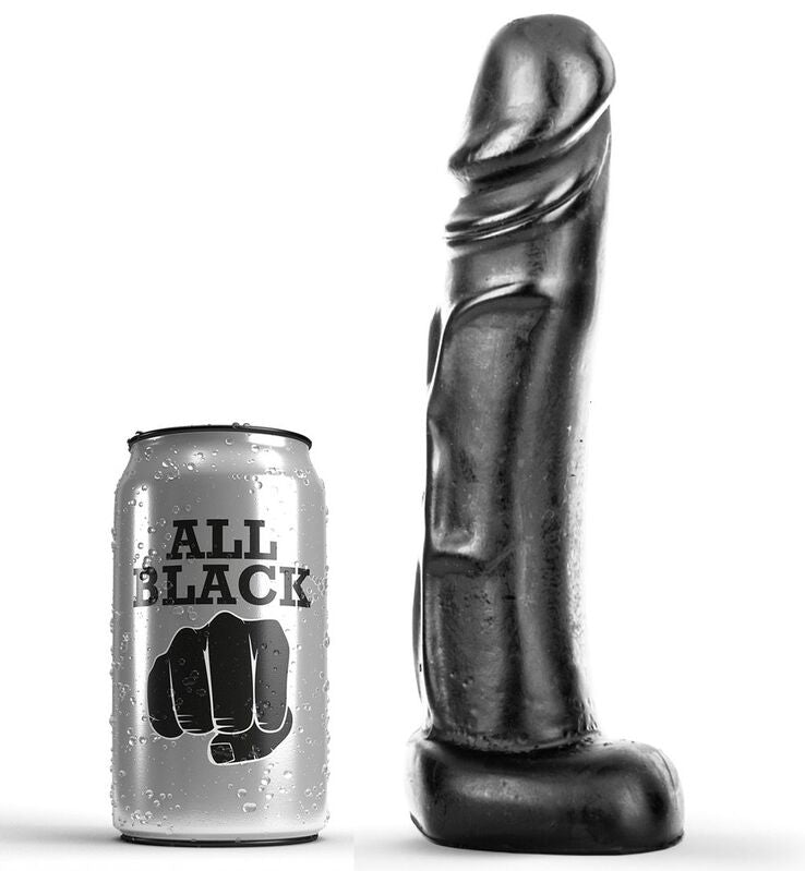 ALL BLACK Gode 22 Cm - Aura Intime