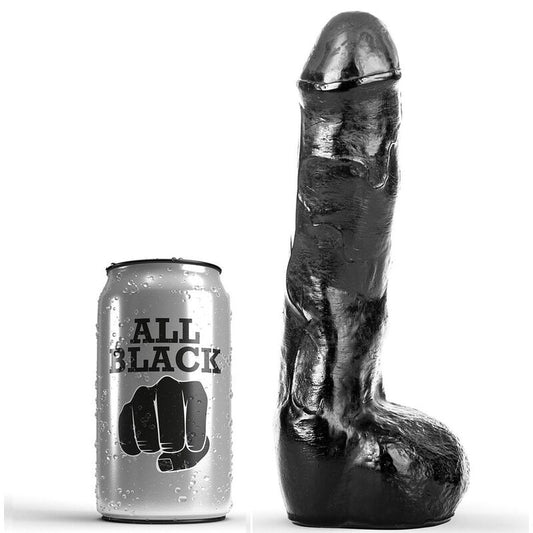 ALL BLACK - Pene Anal Réaliste 20 Cm
